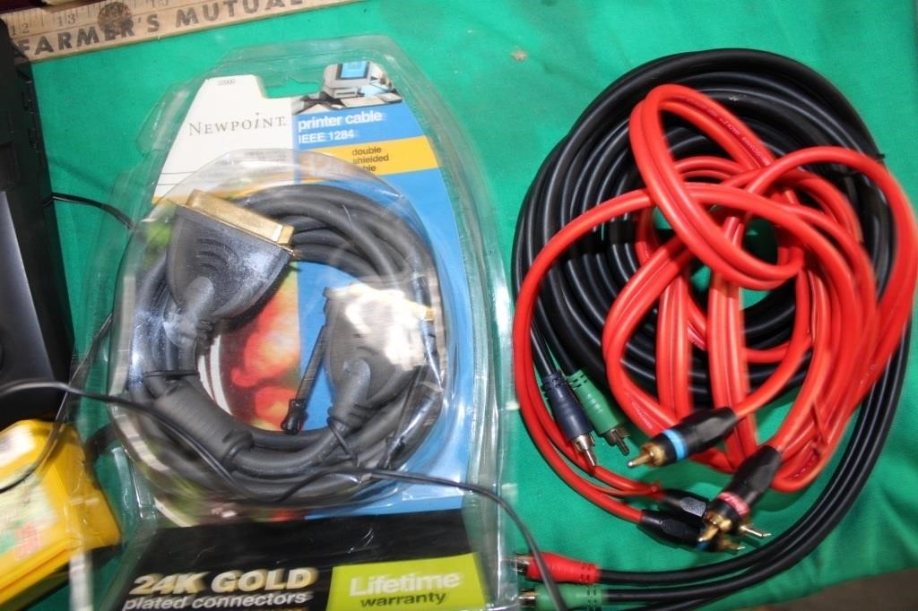 Box Of 8mm Film Reels / Cables & More