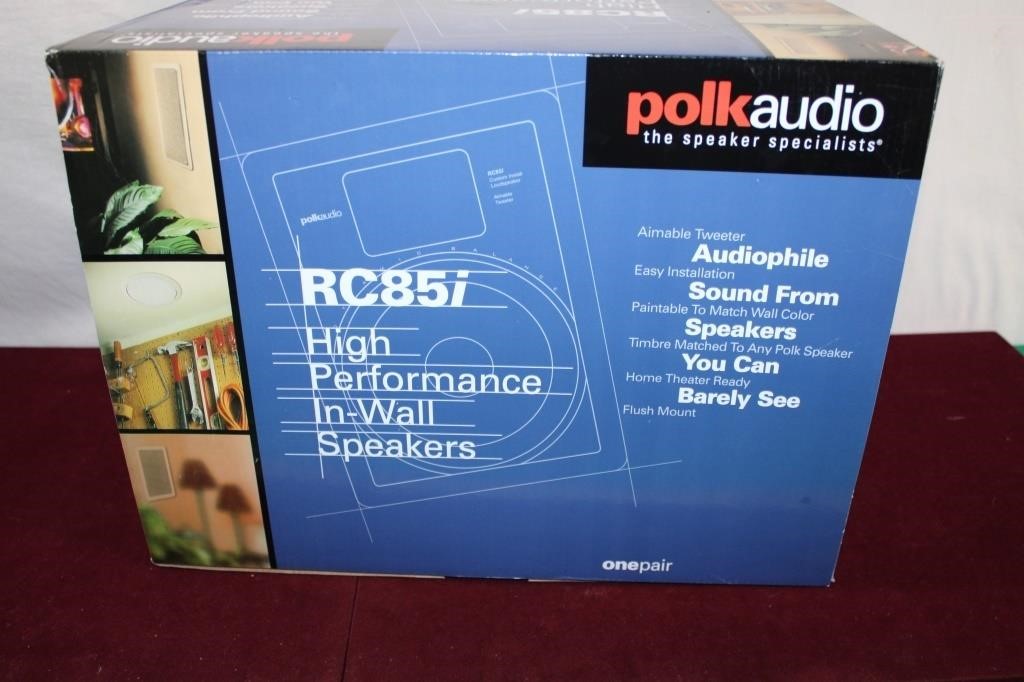 Polk Audio RC85i Wall Speakers / New