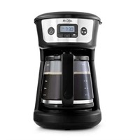 $28  Mr. Coffee 12-Cup Programmable Maker  Steel