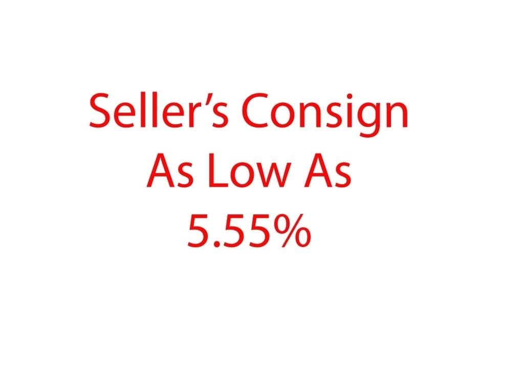 5.55% Seller's Commission on Coins, Silver & Gold