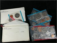 (4) 1973 Pair of D & S Uncirculated Mint Sets