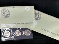 (2) 1980 Dollar Souvenir Sets