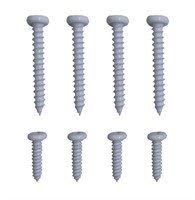 Project Source White Fixed Mount Mounting Screws