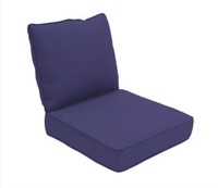 25-in x 25-in 2-Piece Blue Deep Seat $65