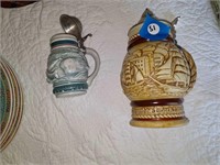 2 COLLECTIBLE STEINS