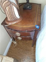 2 DRAWER SIDE TABLE