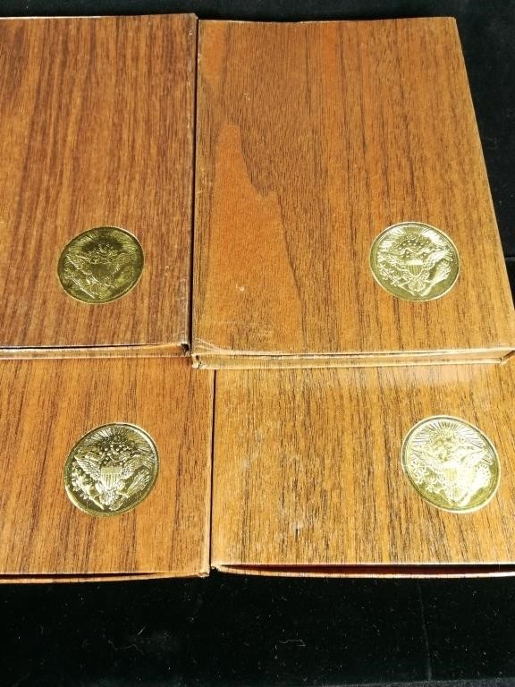 (4) 1971 Ike Proof Dollars in Special Box & Case