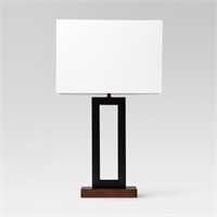 Weston Window Pane Table Lamp Black $50