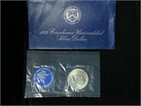 1972 Eisenhower Uncirculated Silver Dollar