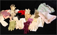 Vintage Gloves, Scarves, Doolies and Hand Decor