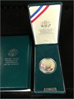 (2) 1990 Eisenhower Centennial Silver Dollars