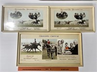 Limit Framed Pictures x3. Warrnambool 1967 480 x