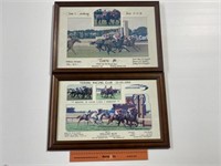 Tire 1991 & Willow Run 2004 Framed Pictures