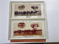 Gnapur 1971 & Tipping Time 1972 Framed Pictures
