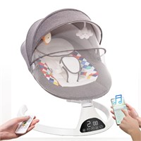 $76  Bluetooth Baby Swing: 5 Ranges  10 Music  Pin