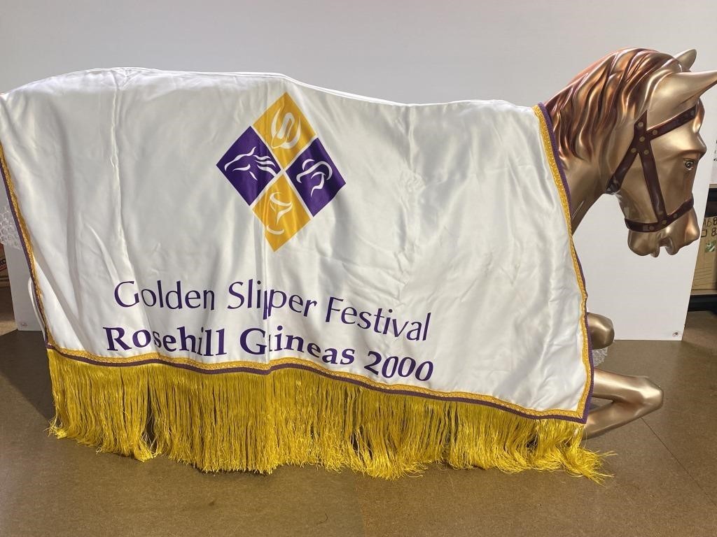 Original 2000 Golden Slipper Festival Horse Silk