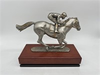 Original Royal Selangor Horse Racing Statue