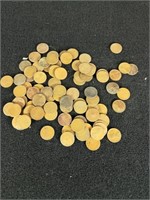 1909-1919 Wheat Pennies Unsorted (9 oz)