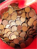 1930-34 Wheat Pennies Unsorted (60.1 oz)