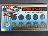 World War II Silver Nickel Collection Set