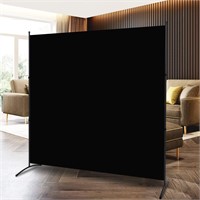 $43  Black Room Divider  71'x72'  Single Panel