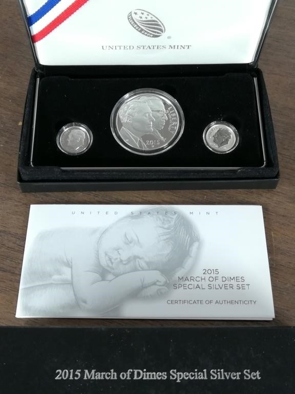 2015 March of Dimes Special Silver Set
