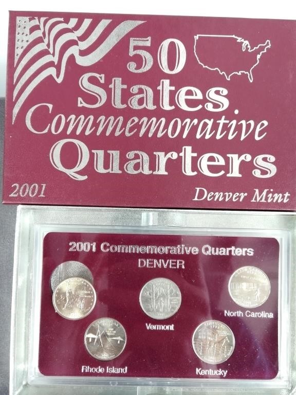 50 States Commemorative Quarters Denver Mint