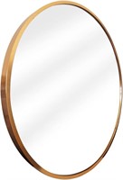 $30  20-Inch Round Gold Wall-Mounted Mirror  Frame