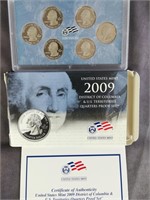 2009 Proof Quarters US Mint Territories
