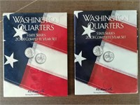 (2) 2001 Quarters Complete Books