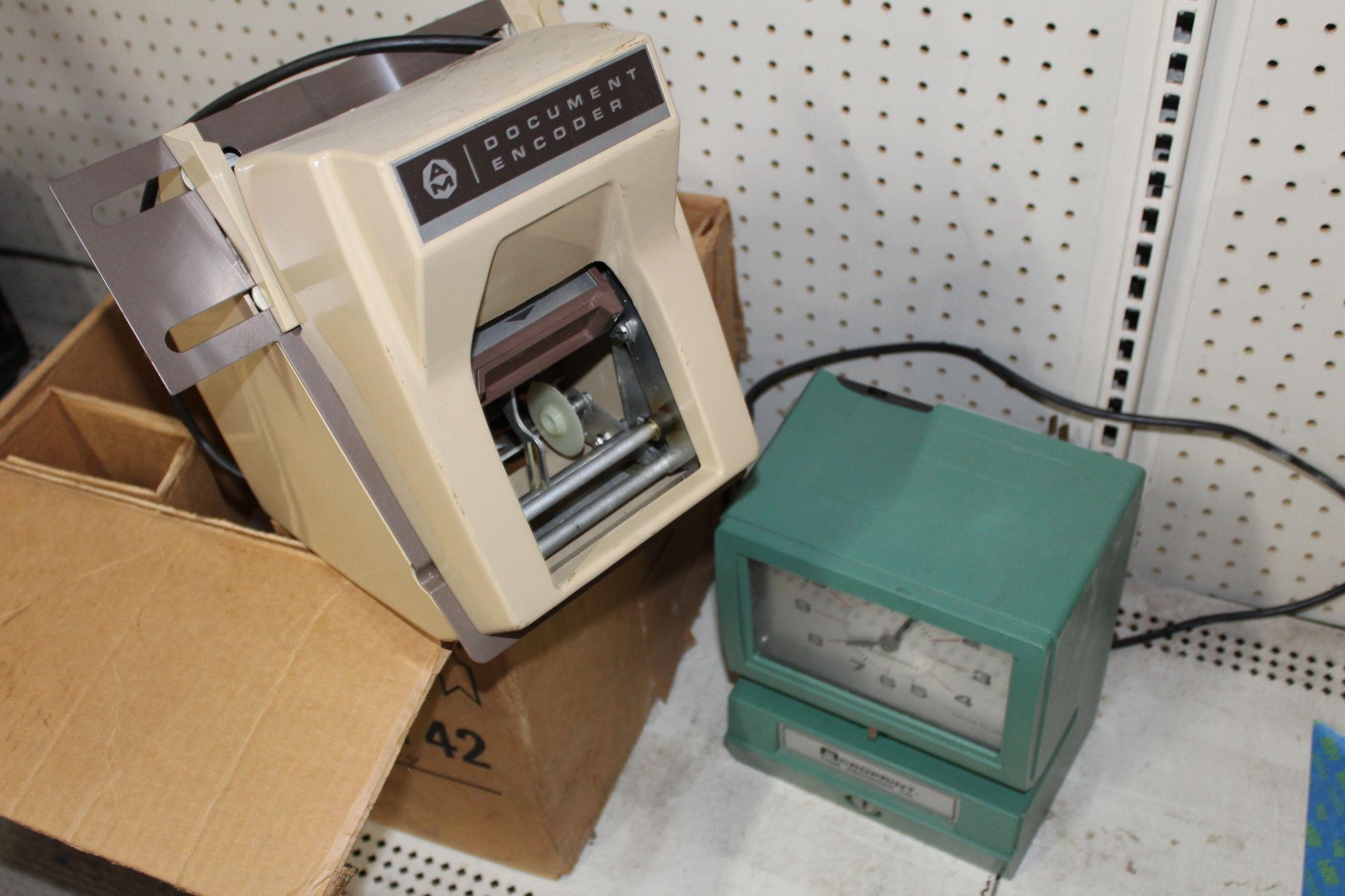 Vintage Time Recorder/Stamp Clocks