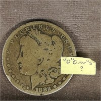 1882 O Morgan Dollar Possible O "over" S