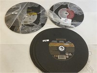 *Blackstone & Sait 14" & 12" Cut Off Grinding Whee