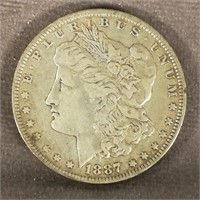 1887 O Morgan Dollar