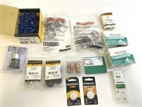 Hardware LOT w/ Batteries, DeWalt Hex Head