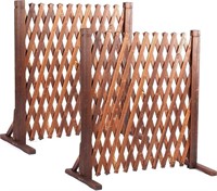 E9643  Uyoyous Extendable Wood Fence 27.5 x 63