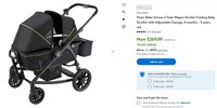 FM1578 Pamo Babe Unisex 2-Seat Wagon Stroller