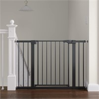 $90  29.6-46 Baby Gate  Auto Close  Black