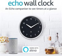 $30  Echo Wall Clock - See timers  need Echo