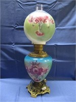 Antique Victorian Banquet Lamp