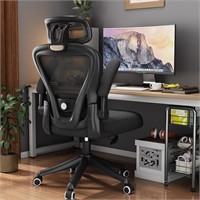 Office Chair  High Back  Black - Ergonomic