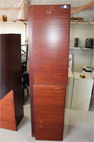 Cherry Wood Colored Cabinet 6 ft long with Light