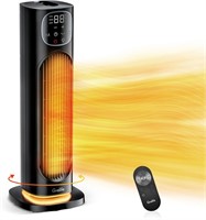 $60  1500W Space Heater  Digital Display  24 Inch