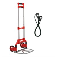 Dolly Cart and Folding Hand Truck Dolly,175 lb