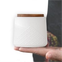 $26  Small White Ceramic Urn - Adult Ashes Memoria