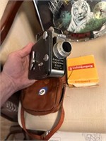 OLD KODAK MOVIE CAMERA IN BAG w/ FILM