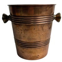 VINTAGE SMITH AND HAWKEN SOLID COPPER ICE BUCKET