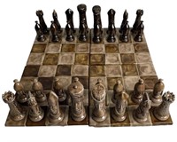 Mid-Century Duncan Chess Pieces Set Ceramic