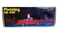 Vintage Photoing On Car Tin Toy ME Number 630