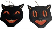 VINTAGE H.E. LUHRS BLACK CAT FACE DIE CUT